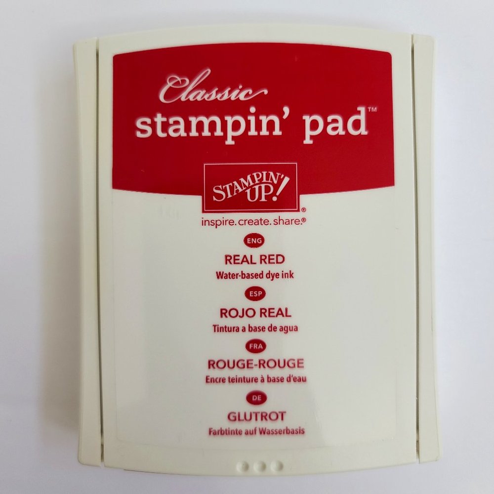 🎀SOLD🎀 Stampin Up! Classic Stampin' Pad - Real Red